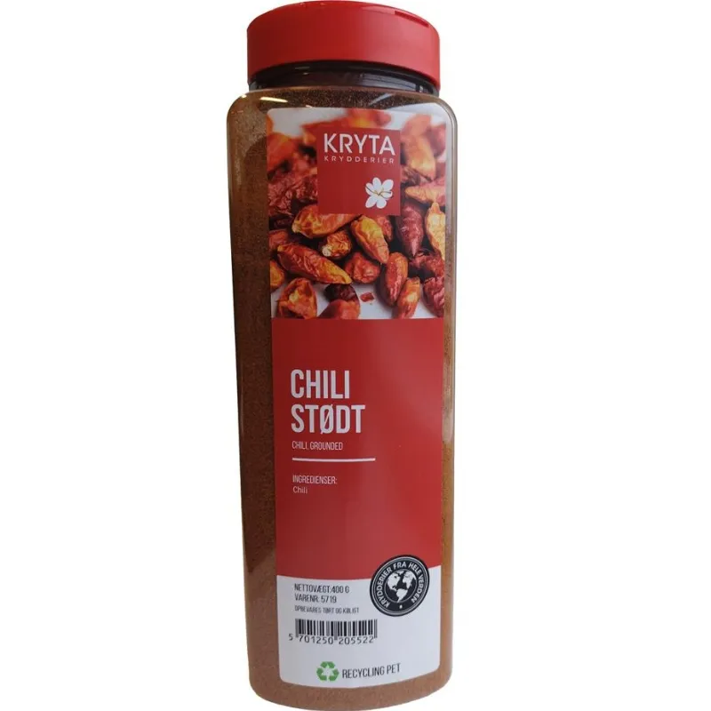 Stødt Chili 400 g