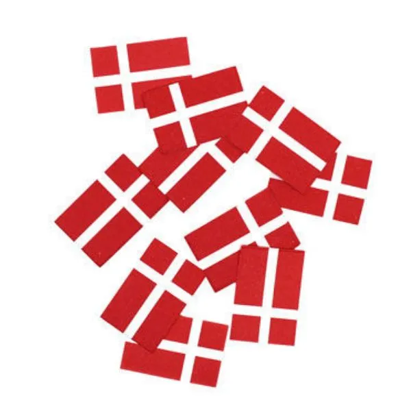 Ströflagga/flagga Konfetti 150 St. 3x2 Cm