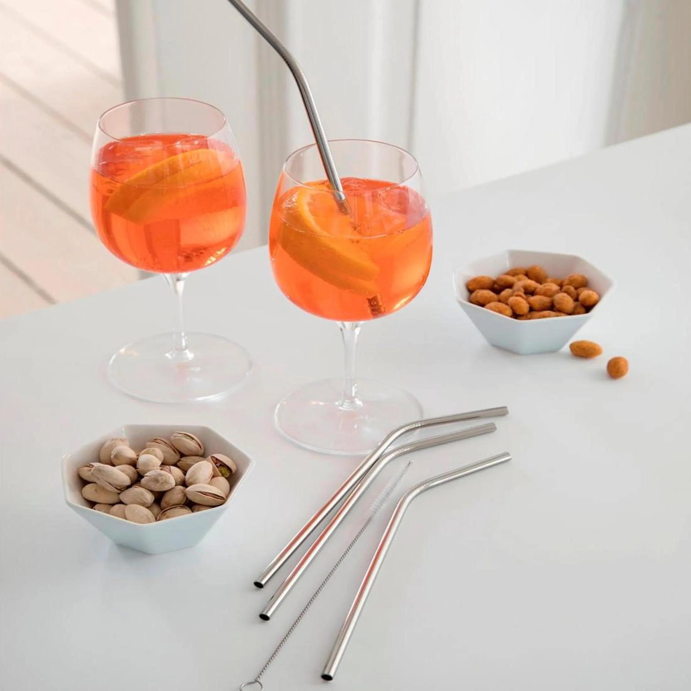 Sugrör 4 St Med Knäck + 1 Borste