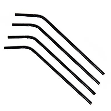 Sugrör M. Knäck, Svart, 6 x 245 Mm / 500 St