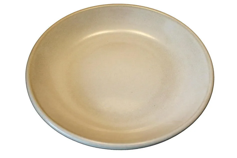 Tallrik Djup 21cm - Sandfärgad Stengods
