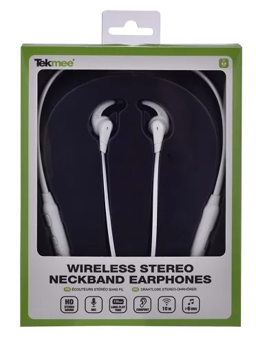 Tekmee Bluetooth Hörlurar Med Nackstöd