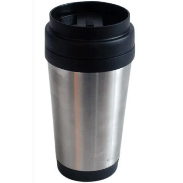 Termokopp För Bil Utan Handtag Svart Och Stål 38 Cl