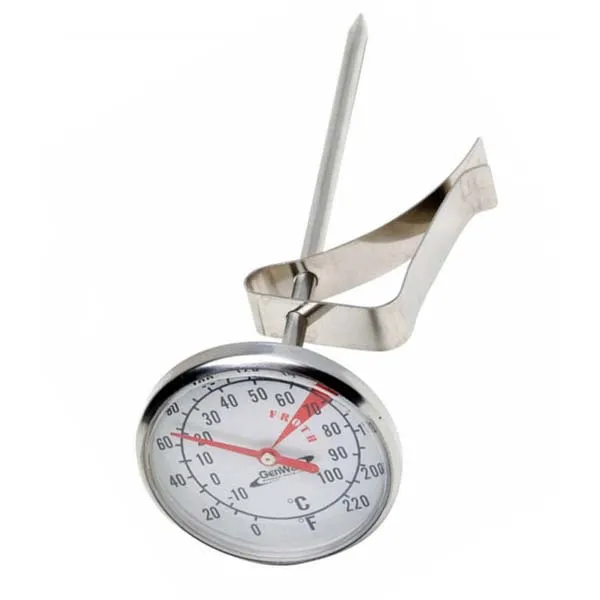 Termometer med 65-70°C markering