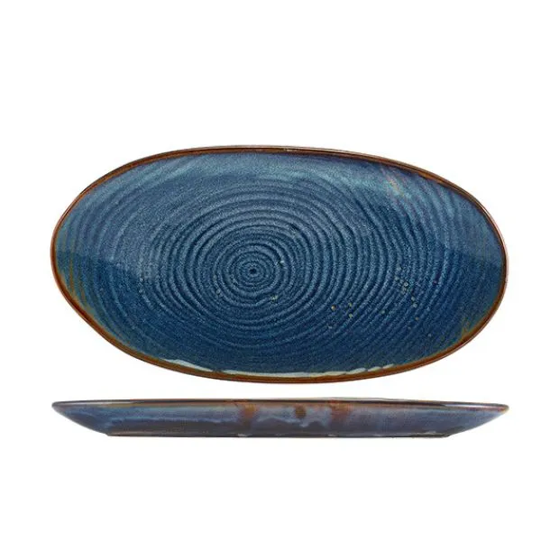 Terra Aqua Blue Ekologisk Fat 31cm Genware