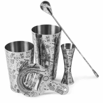 Tiki 5-delat cocktailset