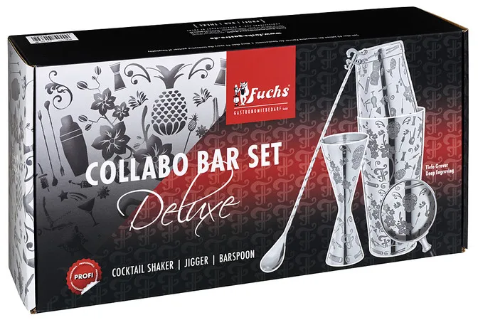 Tiki Barset 3 Delar - Rostfritt Stål