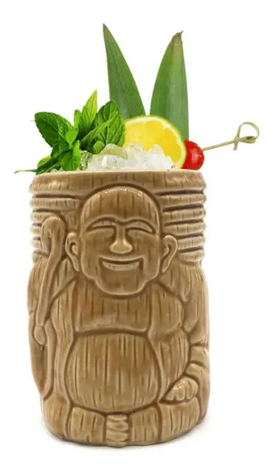 Tiki Buddha Glas