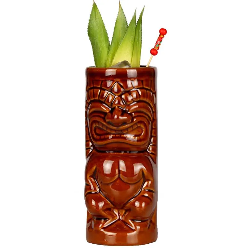 Tiki Cylinder Brun 33 cl