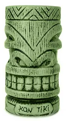 Tiki Kon Grön Cocktailglas