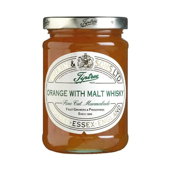 Tiptree Apelsinmarmelad Med Malt Whisky 340 G