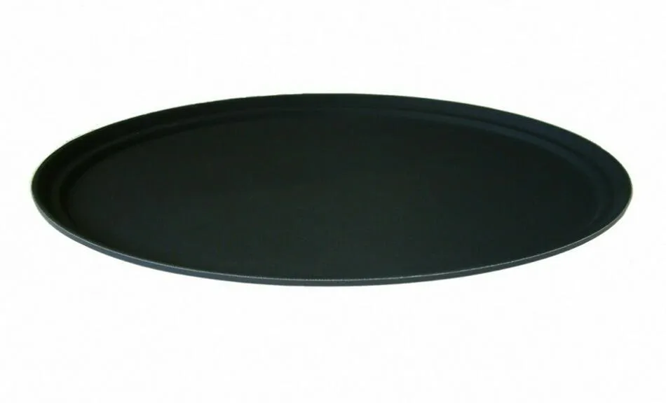 Tjänstebak 55cm - Oval Svart Non-slip