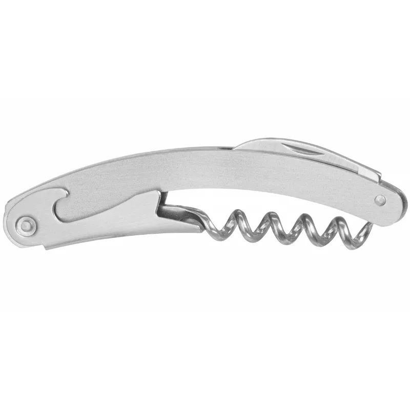 Tjänstekorkskruv Böjd Rostfritt Stål 110 Mm 3 Funktioner