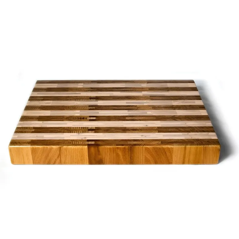 Skærebræt i Træ, Tofarvet 40x30x5 Cm