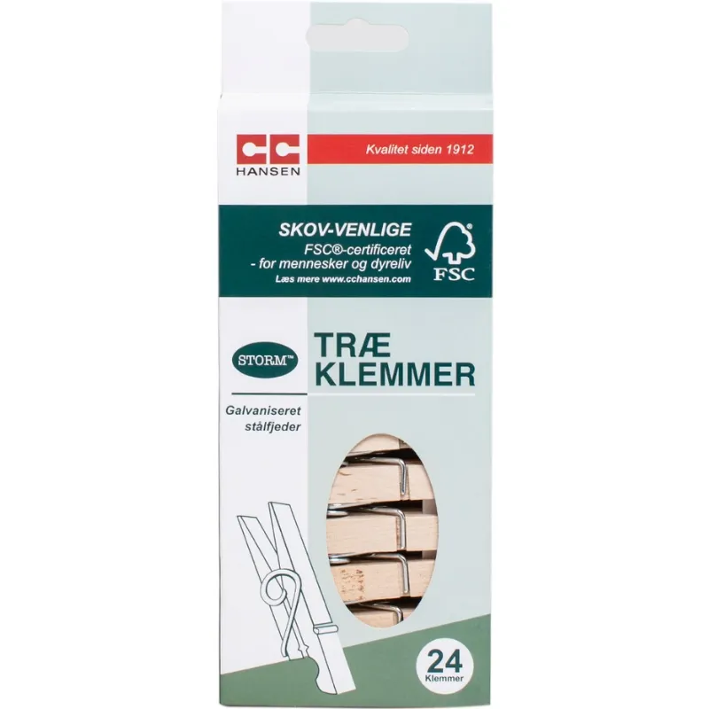 Træklemmer i Fsc-certificeret Træ | Cc Hansen