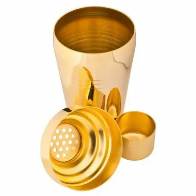 Tredelad Cocktailshaker Yukiwa Baron - Gyllene - 510ml