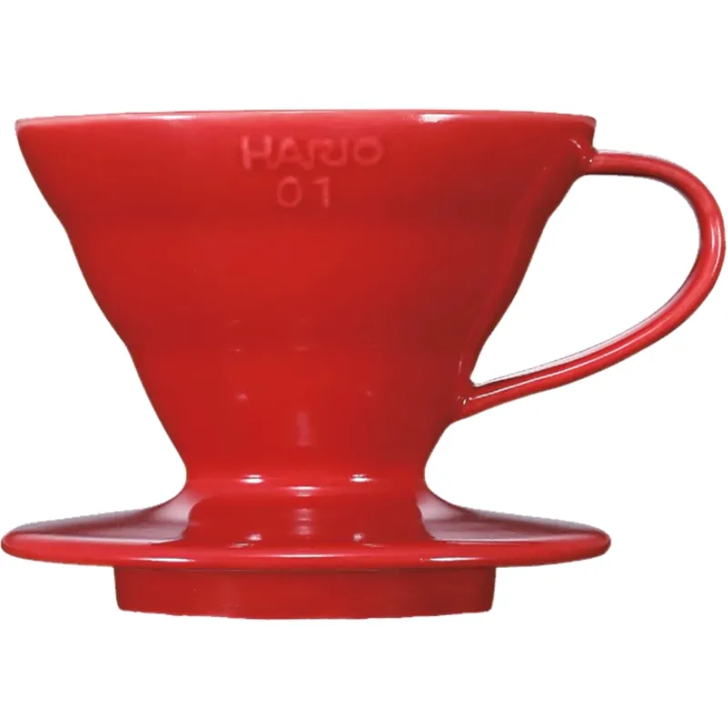 V60 Kaffedripper 01 Keramik / Rød - Hario
