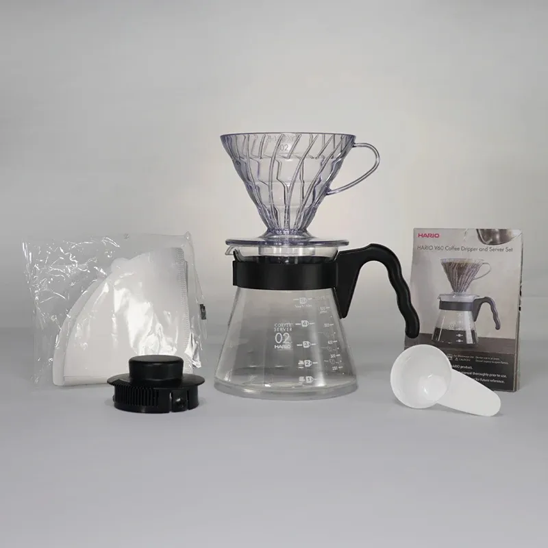 V60 Kaffefilter Och Serveringsset - Hario