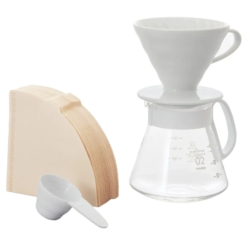 V60 Keramisk Dripper 02 Set - Hario