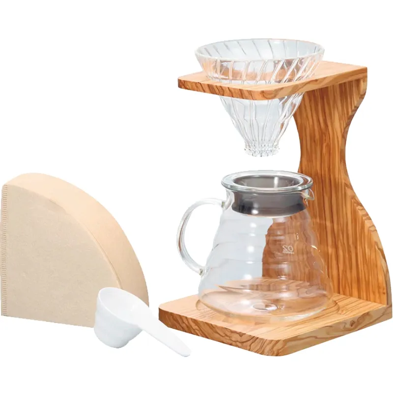V60 Oliventræ Stand-set - Hario