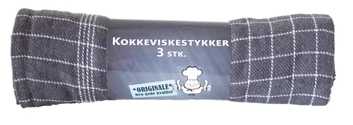 Viskestycke Mörkgrå 3-pk. Str 50cm x 70cm