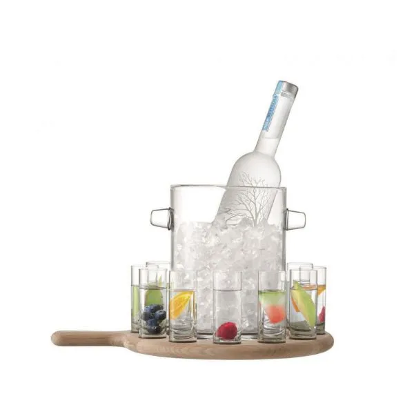 Vodka Serverings Set Paddle Lsa 21x38,5x28,8cm