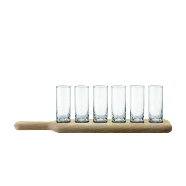 Vodka Set Paddle Lsa 10x40x9cm