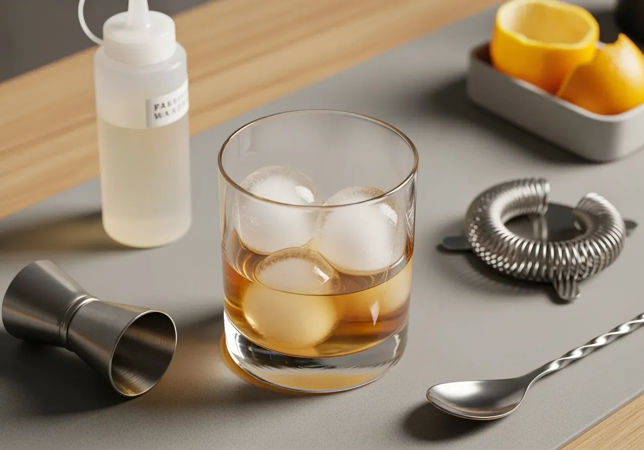 Sugrör i bambu på bord