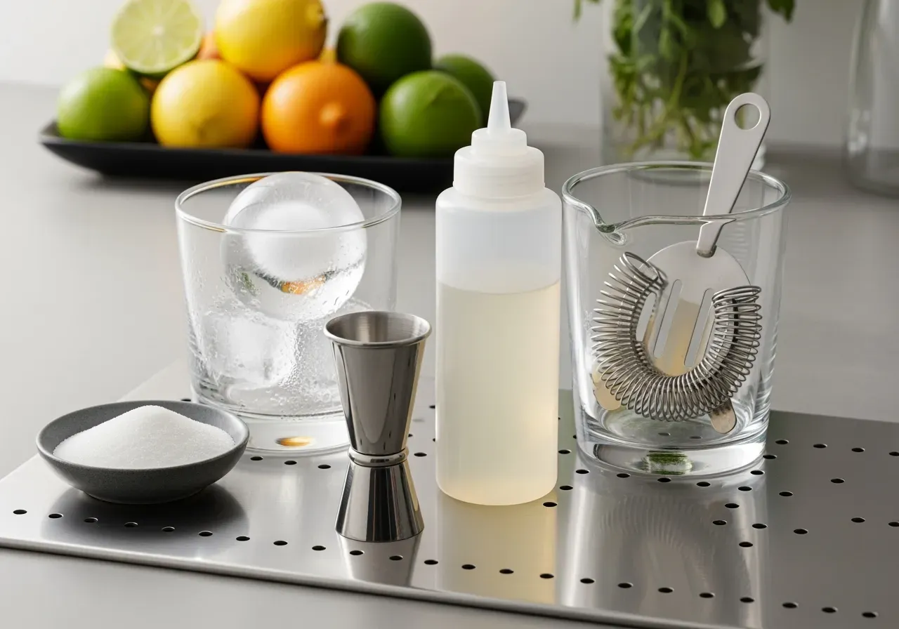 Halmstrån i drinkar för hemmabar