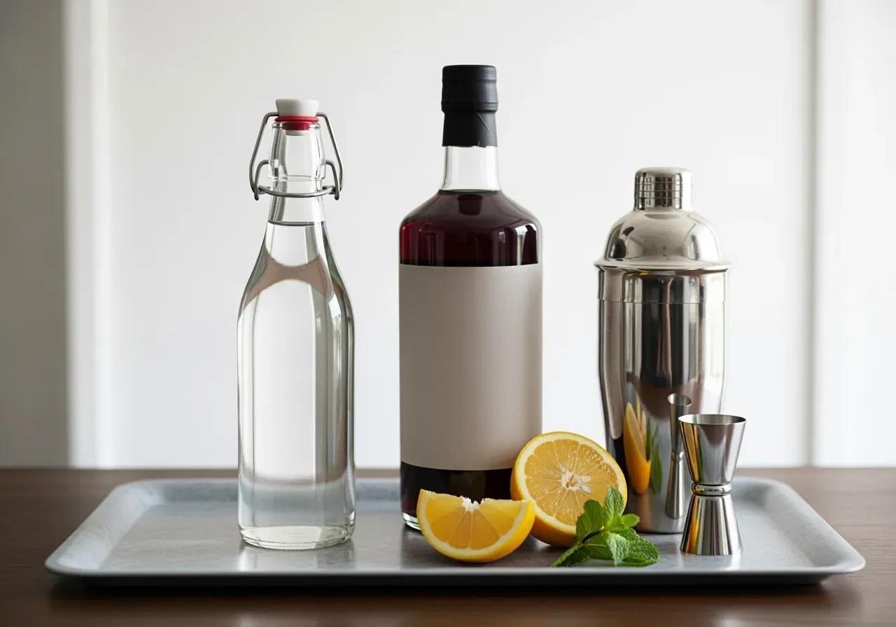 Stålsugrör i drinkar för nybörjare