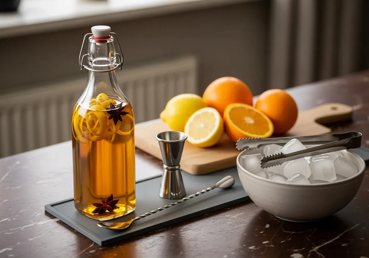 Sugrör i champagneflöjt med bubblor