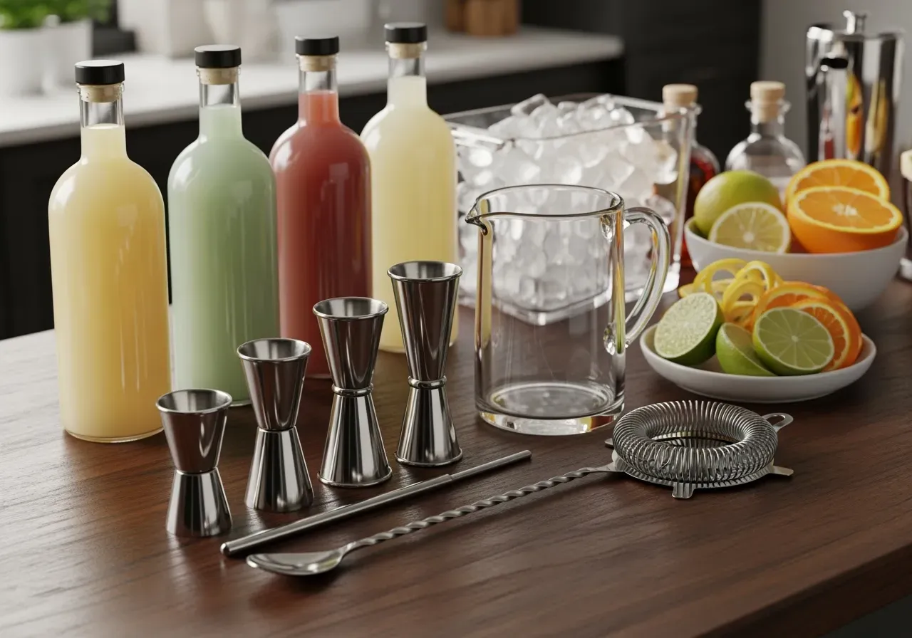 Sugrör efter skakat, mixat, rört