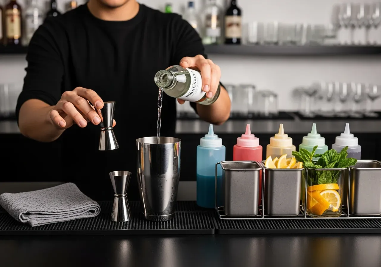 Sugrör för citrusdrinkar hemma