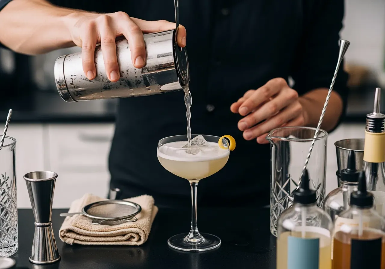 Sugrör för krämiga dessertdrinkar