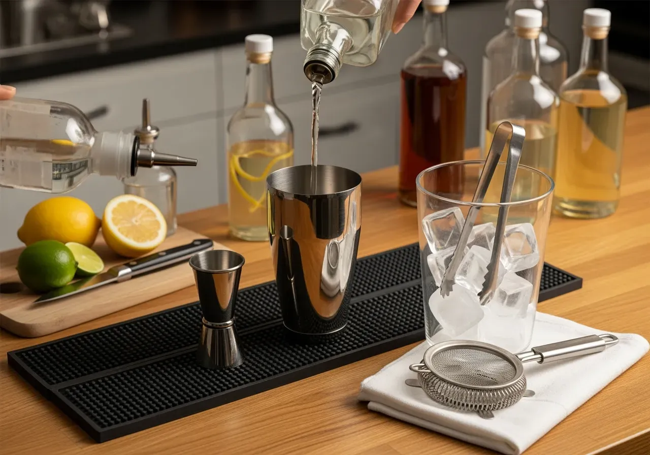 Korta sugrör för låga drinkglas