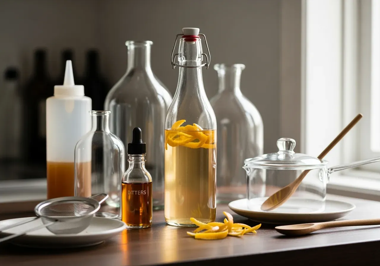 Långa breda sugrör för tiki