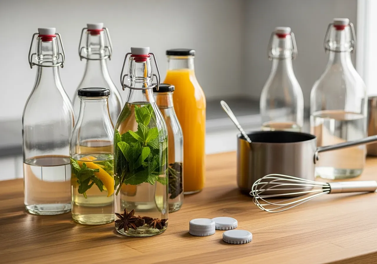 Sugrör i ballongglas för arom