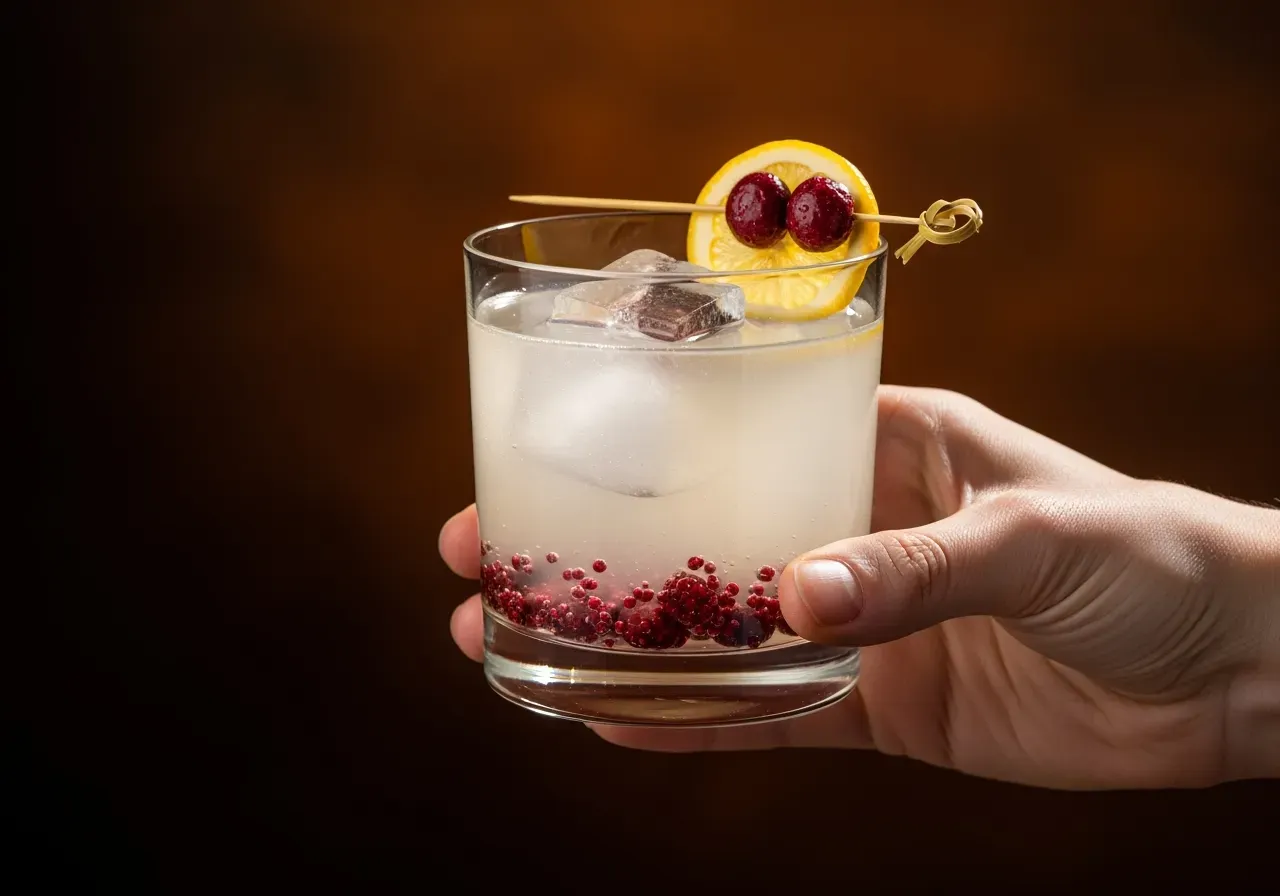 Sugrör i collinsglas för drinkar