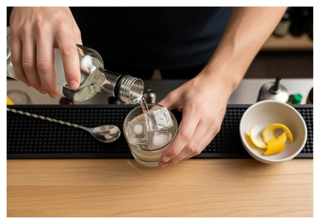 Sugrör i fiskeskål för delade drinkar