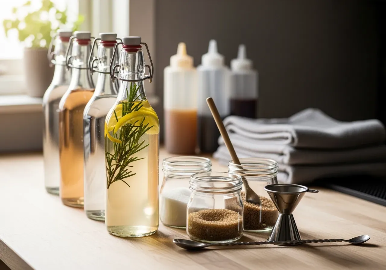 Sugrör i glasflaskor måttguide