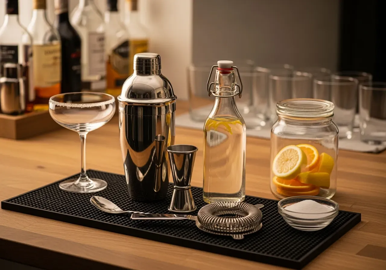 Sugrör i kopparmugg och kyla