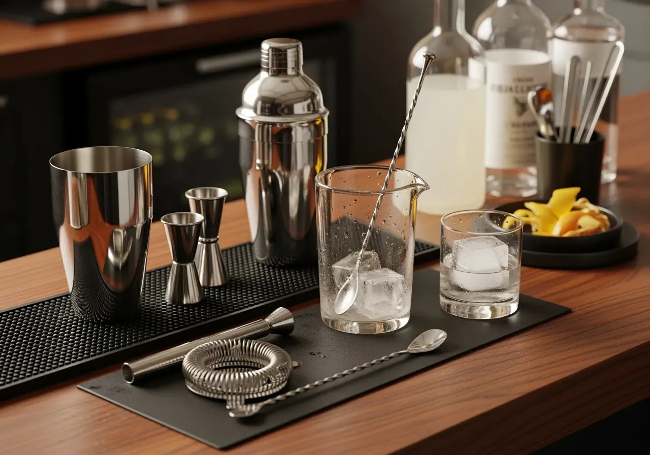 Sugrör i kopparmugg med kondens