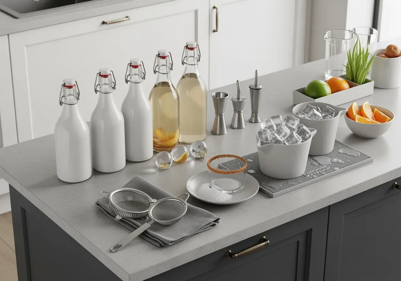 Sugrör i kopparmugg med grepp