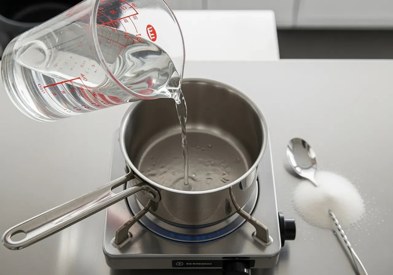 Sugrör i kristallglas passform