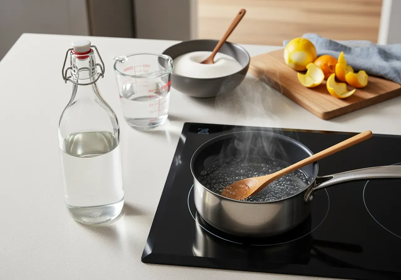 Sugrör i glas på fot