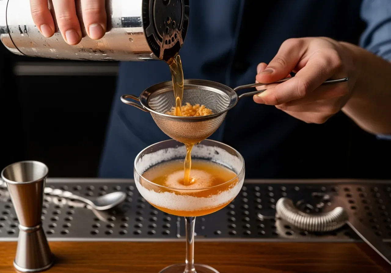 Sugrör för låga whiskyglas