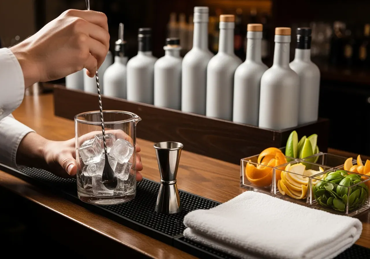 Sugrör i ölglas för skumkontroll