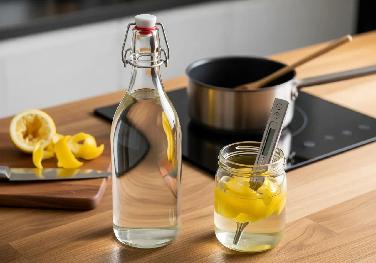 Sugrör i vinglas etikett