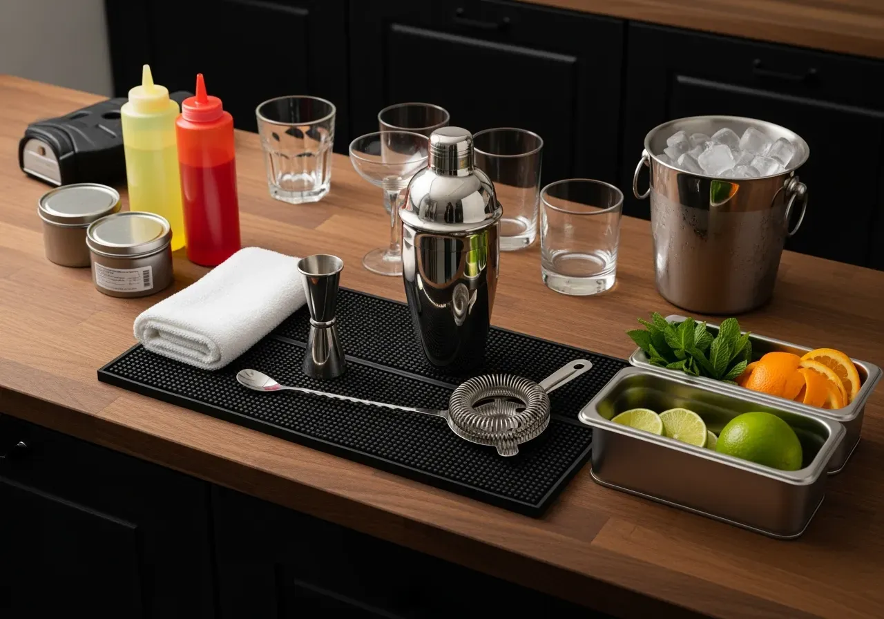 Sugrör med torkad frukt i drinkar