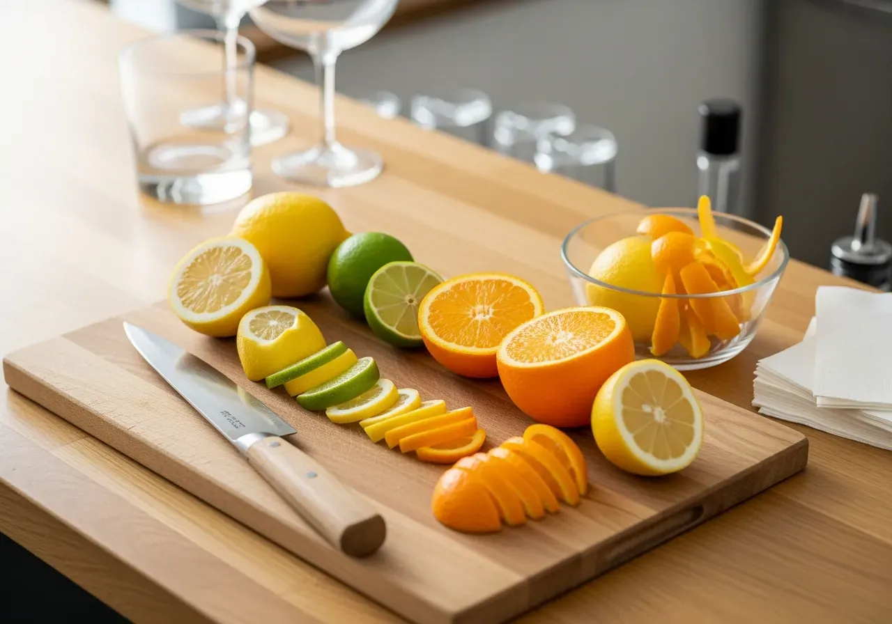 Sugrör och isbitar i drinkar